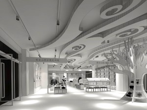 shopping malls - shop - clothing stores 321 3D Модель