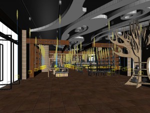 shopping malls - shop - clothing stores 321 3D Модель