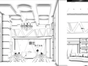 shopping malls - bridal shops 13 3D Model