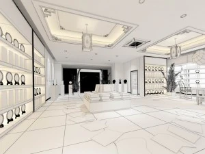 sala de juegos - tienda - hotel 03 Modelo 3D