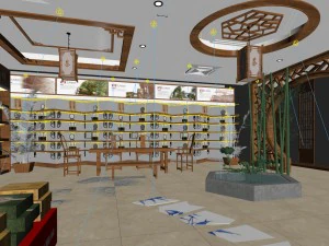 sala de juegos - tienda - hotel 03 Modelo 3D