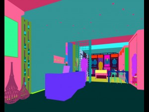 mall store - men clothing store 06 3D 모델