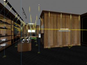 shopping mall - men clothing store 76 Model 3D