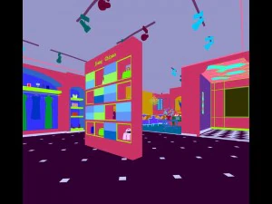 mall store - female clothing store 34 3D Model