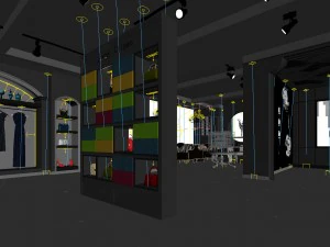 mall store - female clothing store 34 3D Model