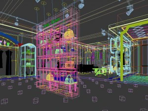 mall store - female clothing store 34 3D Model