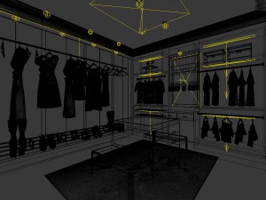 shopping malls - women clothing stores 36 3D Модель