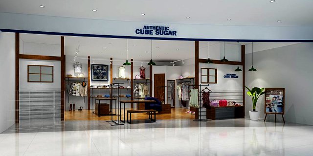 arcade - stores - women clothing stores 36 Modelo 3D .c4d .max .obj .3ds .fbx .stl .blend 