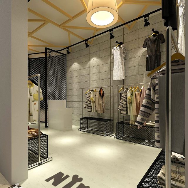 arcade - stores - women clothing stores 65 3Dモデル .c4d .max .obj .3ds .fbx .stl .blend 