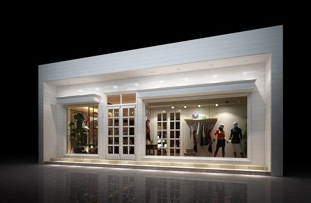 arcade - stores - women clothing stores 96 3D Model .c4d .max .obj .3ds .fbx .stl .blend