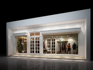 arcade - negozi - negozi abbigliamento donna 96 Modello 3D