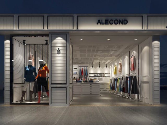 arcade - stores - female clothes shop 125 Modello 3D .c4d .max .obj .3ds .fbx .stl .blend 