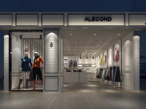 sala giochi - negozi - negozio di abbigliamento femminile 125 Modello 3D