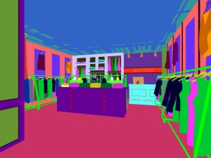 arcade - stores - female clothes shop 125 Modello 3D