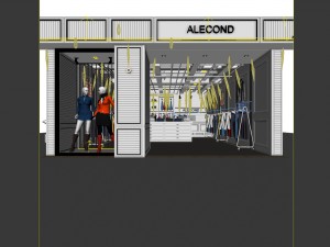 arcade - stores - female clothes shop 125 Modello 3D