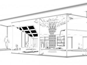 arcade - stores - women clothing stores 346 Model 3D