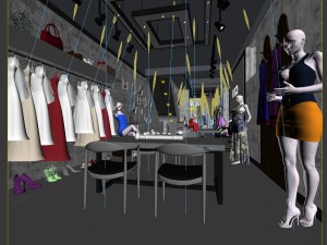 arcade - stores - women clothing stores 376 3Dモデル