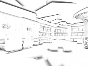 shopping mall - shop - photo gallery 3D Model