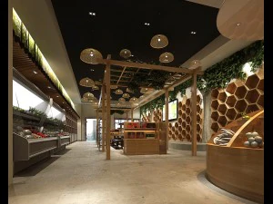 쇼핑몰 상점 - 과일 가게 06 3D 모델