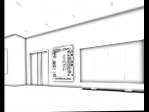 mall store - fruit shop 06 3D Model