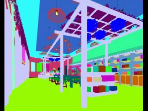 mall store - fruit shop 06 3D Model