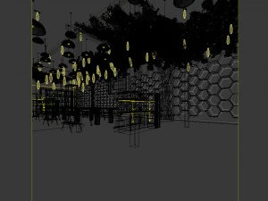 mall store - fruit shop 06 3D Model