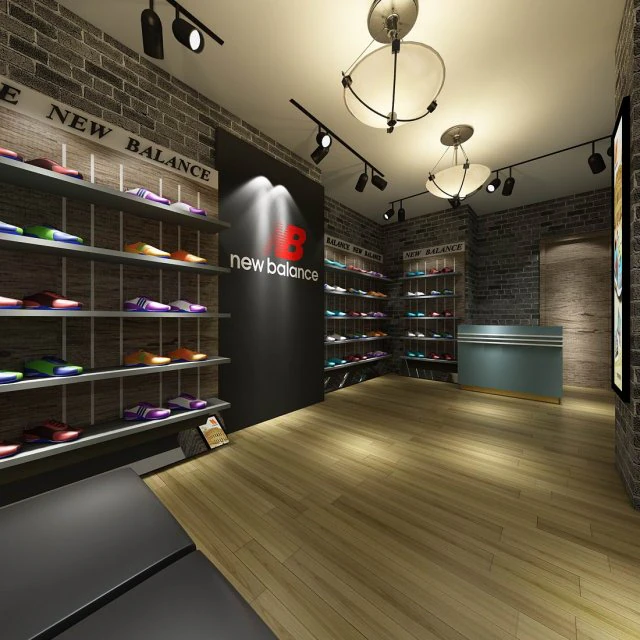 mall store - shoe store 01 3D Model .c4d .max .obj .3ds .fbx .stl .blend 