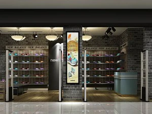 mall store - shoe store 01 3D Model