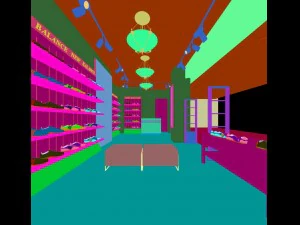 mall store - shoe store 01 3D Model