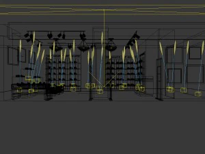 mall store - shoe store 01 3D Model