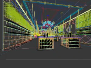 shop - wine 36 3D Model