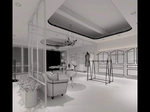 store - women store 02 3D Model