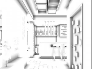 shop - business - hairdressing 65 3D Model