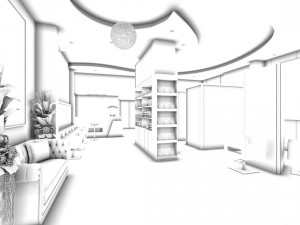 shop - business - hairdressing 65 Modelo 3D