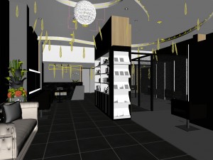 shop - business - hairdressing 65 Modelo 3D