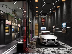 shop - commercial - automotive showroom-9415 3D Model