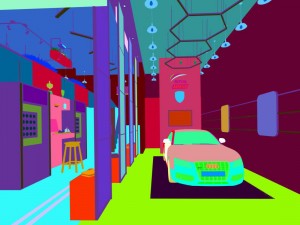 shop - commercial - automotive showroom-9415 Modèle 3D