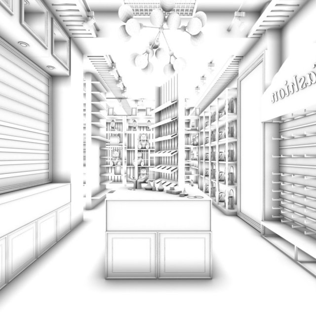 shop - business - shop - 9416 3D Model .c4d .max .obj .3ds .fbx .stl .blend 