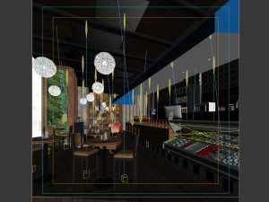 shop - fruit coffee shop-9415 3D Model