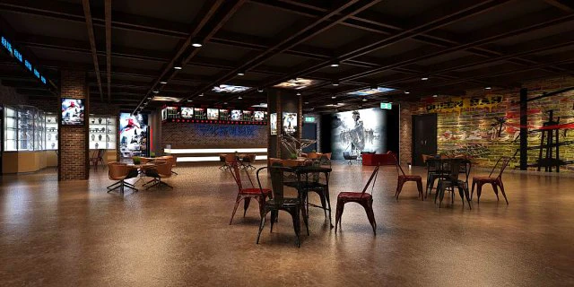 business - movie theaters - shop 9431 3D Model .c4d .max .obj .3ds .fbx .stl .blend 
