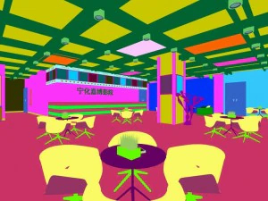 business - movie theaters - shop 9431 3D Model