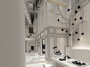 business - clothing store 01 3D Model