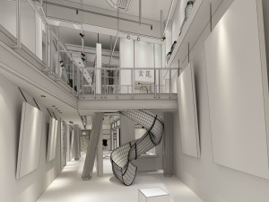 business - clothing store 01 3D Model