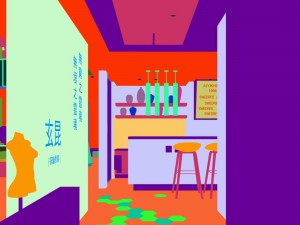 business - clothing store 01 3D Model