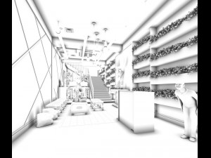 business - retail - shop 9431 3D Model