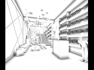 business - retail - shop 9431 3D Model