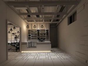 business - retail - shop 9436 3D Model
