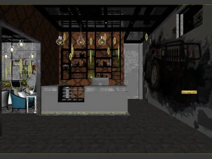 business - retail - shop 9436 3D Model