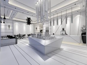 business - retail - shop 9476 3D Model