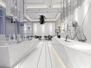 business - retail - shop 9476 3D Model